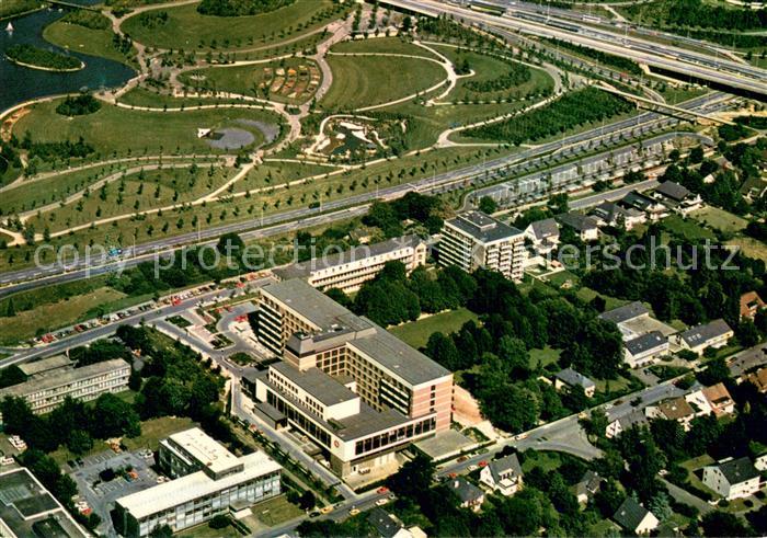 Bonn Rhein Johanniter Krankenhaus mit Schwesternwohnheim Fliegeraufnahme
