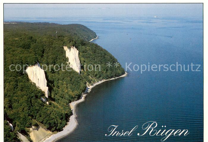 Ruegen Fliegeraufnahme mit Koenigsstuhl