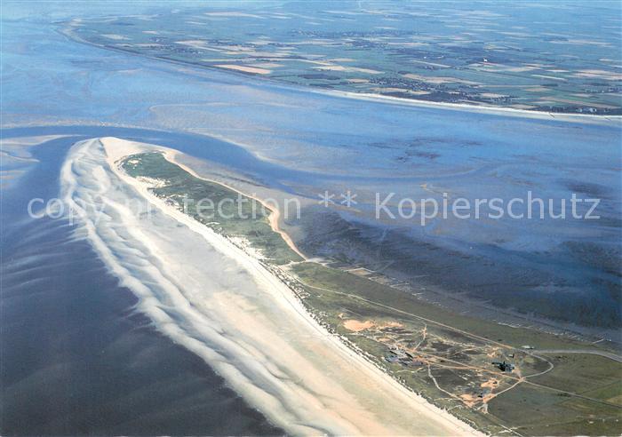 Amrum Fliegeraufnahme mit Insel Foehr