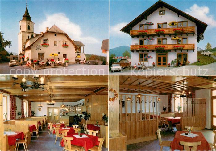 St Kathrein Gasthof Pension Schwaiger Kirche Gastraeume