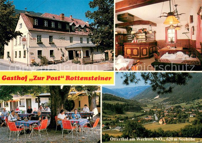 Otterthal Niederoesterreich Gasthof Zur Post Rottensteiner Gartente