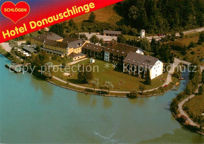 Schloegen Hotel Restaurant Donauschlinge Fliegeraufnahme