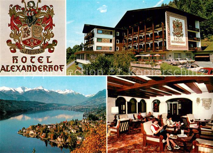 Millstatt Millstaettersee Hotel Alexanderhof Panorama Gastraum