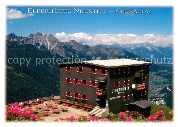 Neustift Stubaital Tirol Elferhuette Bergrestaurant Panorama