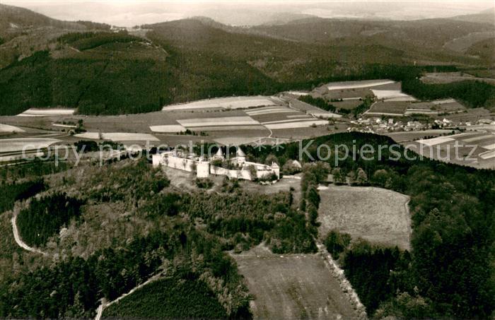 Burg Herzberg Fliegeraufnahme