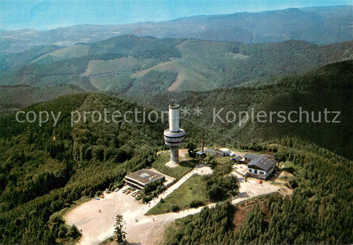 Bad Sachsa Harz Ravensberg mit Aussichtsturm Fliegeraufnahme