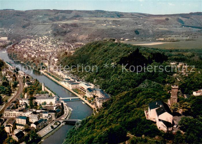 Bad Ems Berghotel Concordiaturm mit Lahntal Fliegeraufnahme