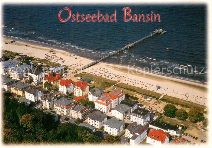 Bansin Ostseebad Fliegeraufnahme