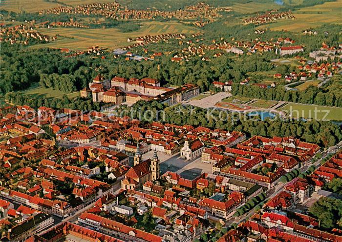 Ludwigsburg  Wuerttemberg Fliegeraufnahme mit Schloss