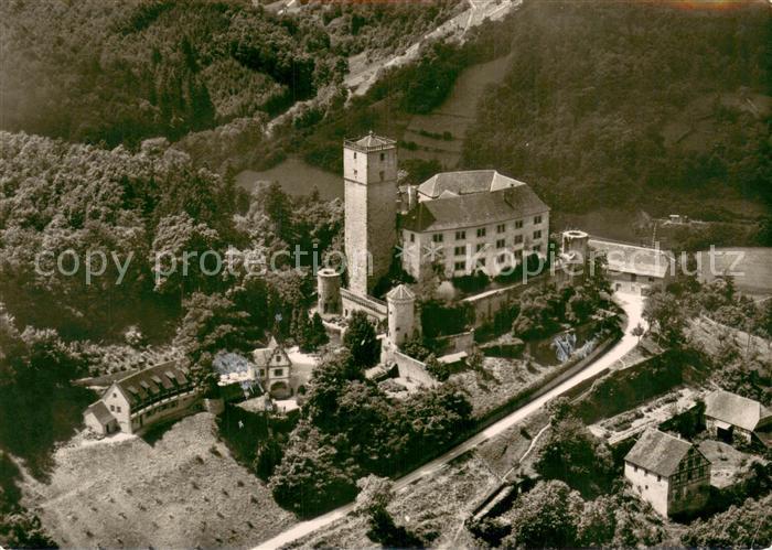 Bad Wimpfen Neckar Burg Guttenberg Fliegeraufnahme