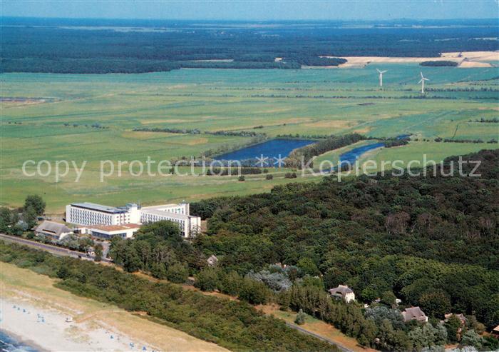 Ahrenshoop Ostseebad Reha Klinik Ahrenshoop Fliegeraufnahme