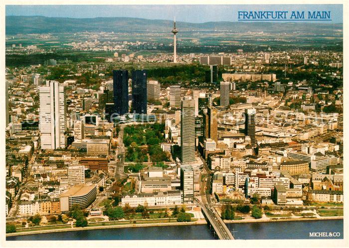 Frankfurt Main Fliegeraufnahme