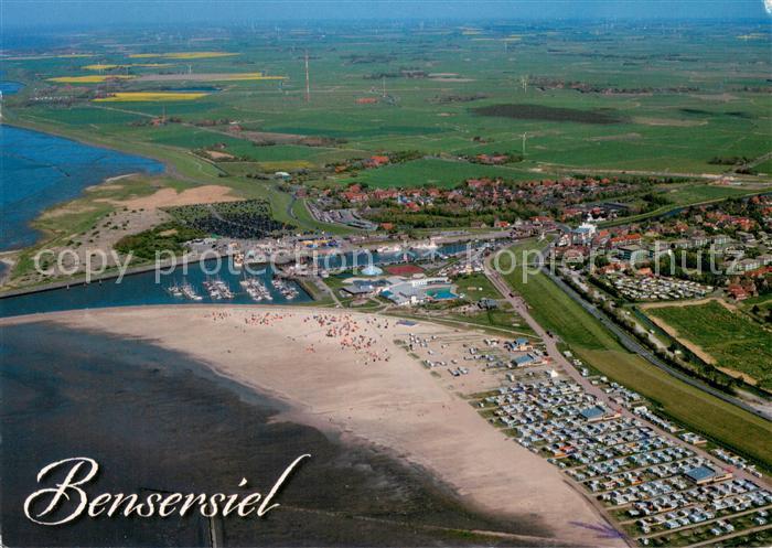 Bensersiel Fliegeraufnahme