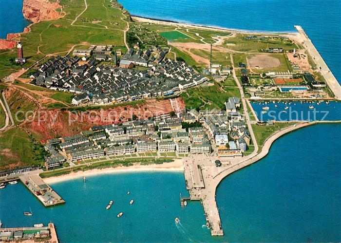 HELGOLAND Insel Schleswig-Holstein Fliegeraufnahme