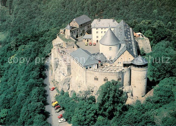 Waldeck Edersee Burghotel Schloss Waldeck Fliegeraufnahme