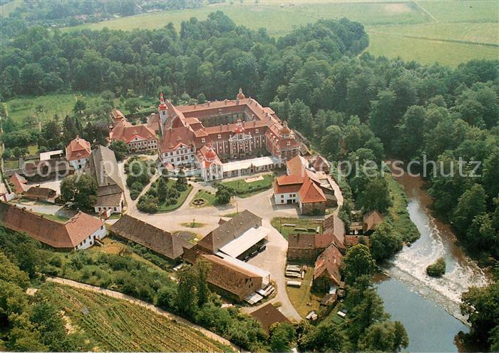 Ostritz Zisterzienserinnenabtei Klosterstift St Marienthal Fliegeraufnahme
