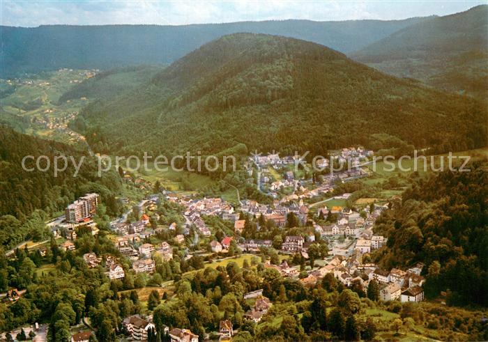 Bad Herrenalb Fliegeraufnahme mit Therme