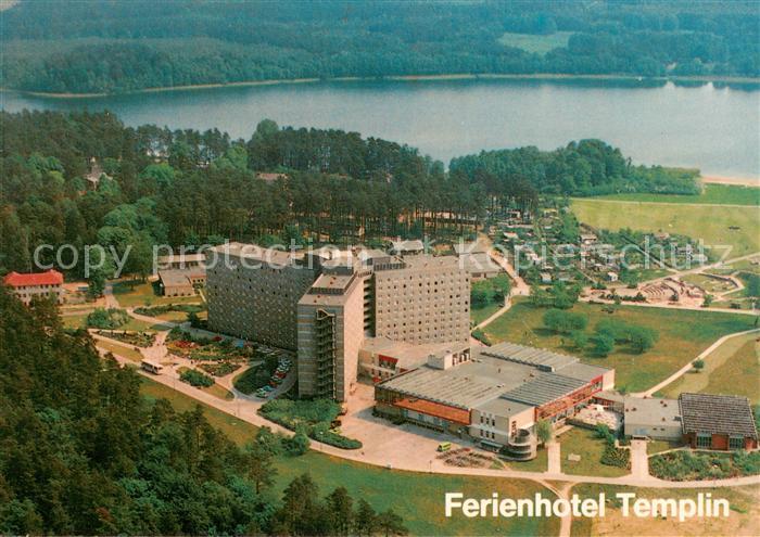 Templin Ferienhotel Templin am Luebbesee Fliegeraufnahme