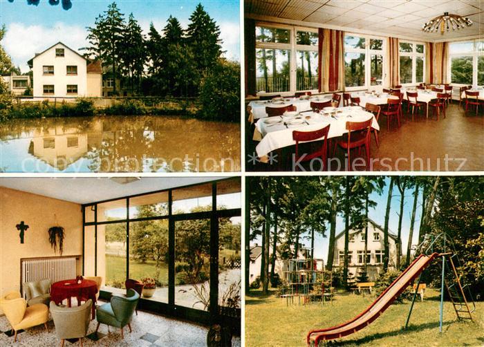 Frickhofen Familien Ferienheim Maria Waldrast Gastraeume Spielplatz