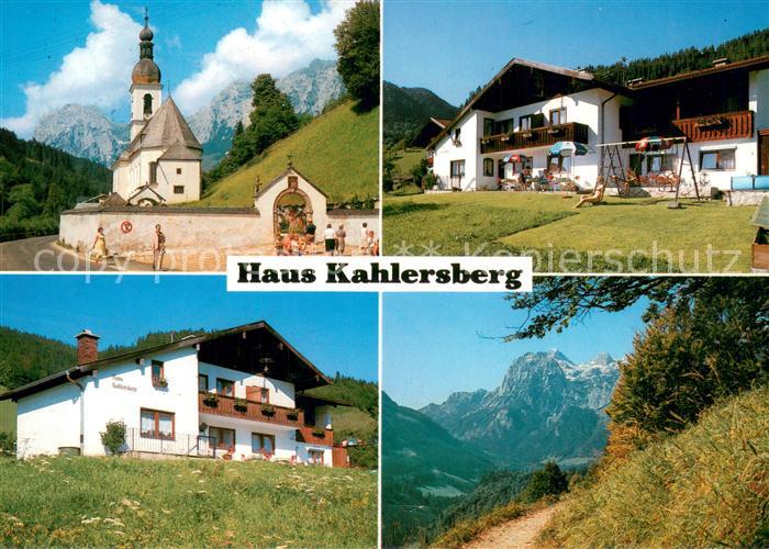 Ramsau Berchtesgaden Haus Kahlersberg Kirche Panorama