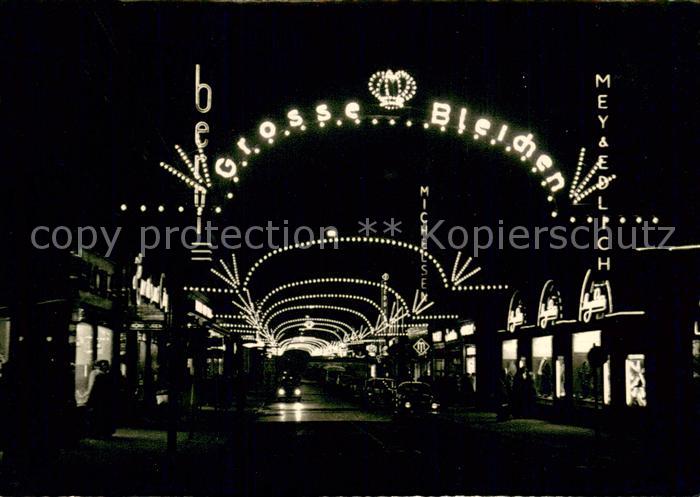 HAMBURG  CITY Grosse Bleichen bei Nacht