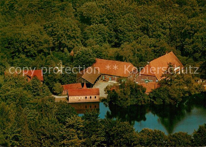 Rotenburg Wuemme Gaststaette Ahauser Muehle Fliegeraufnahme