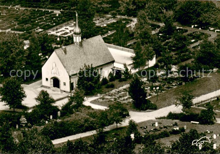 Meinerzhagen Ev Friedhof Kapelle Fliegeraufnahme