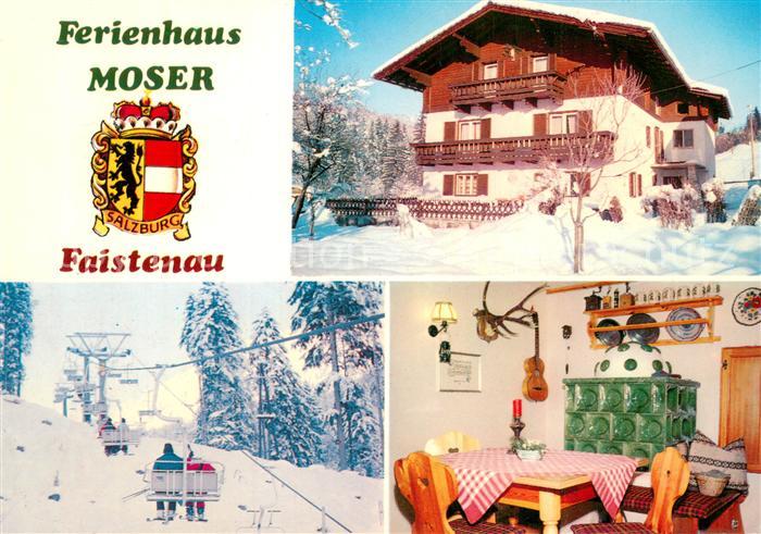 Faistenau Salzburg Ferienhaus Moser Gaststube Sessellift