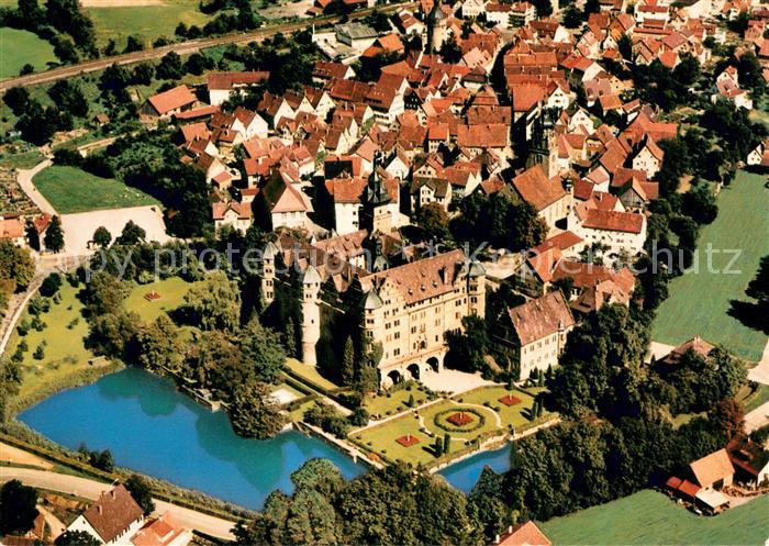 Neuenstein Wuerttemberg Fliegeraufnahme Hohelohe