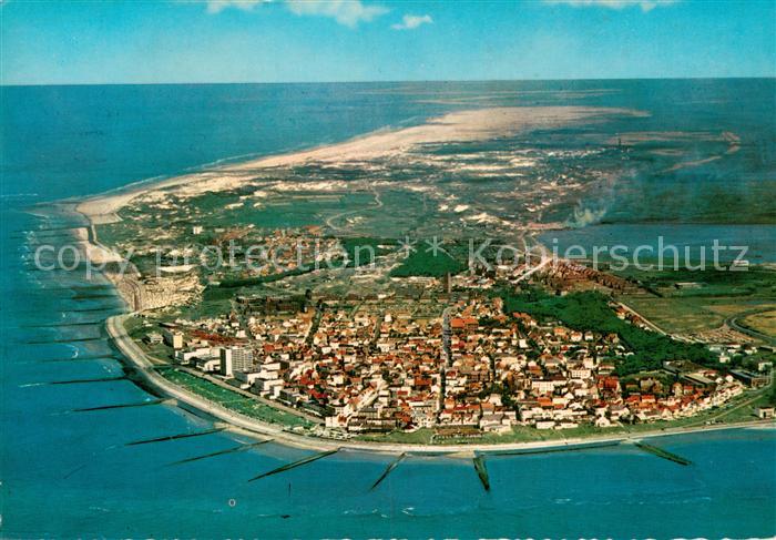 Norderney Nordseebad Fliegeraufnahme Gesamtansicht