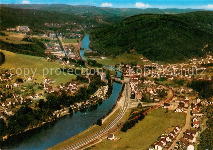 Loope Fliegeraufnahme Flusspartie