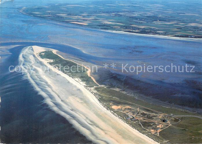 Amrum Fliegeraufnahme mit Insel Foehr