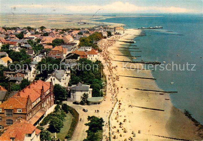 Wyk Foehr Fliegeraufnahme Strandpanorama