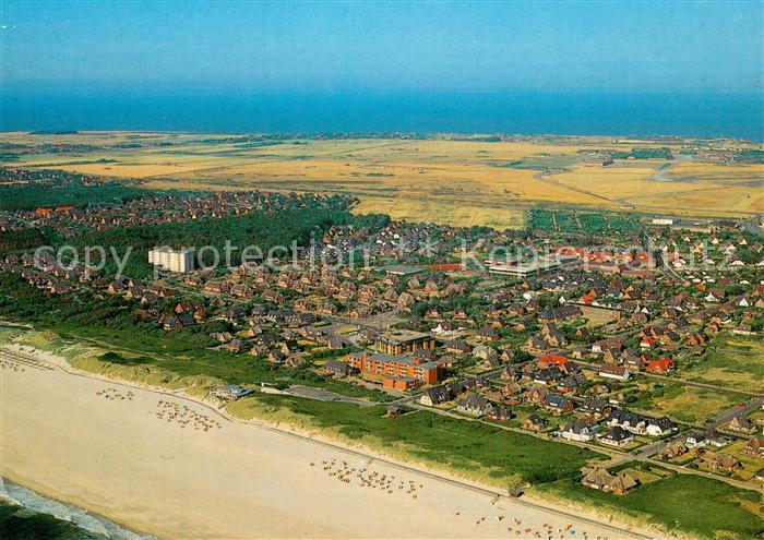 Westerland Sylt Fliegeraufnahme Panorama