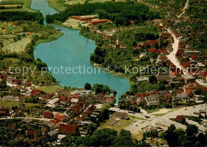 Preetz Holstein Fliegeraufnahme Teilansicht