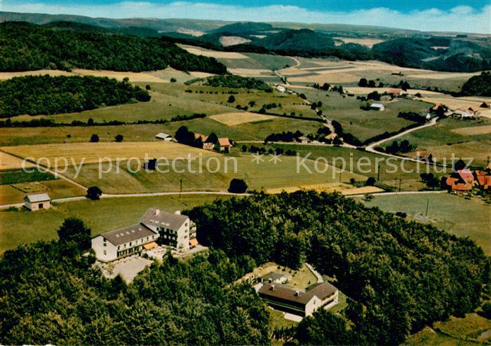 Diemelsee Fliegeraufnahme Sanatorium Sonnenhof