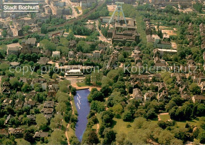 BOCHUM CITY Fliegeraufnahme Deutsches Bergbau-Museum Museum-Bochum