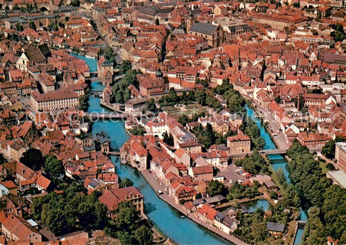 Bamberg Fliegeraufnahme Altstadt