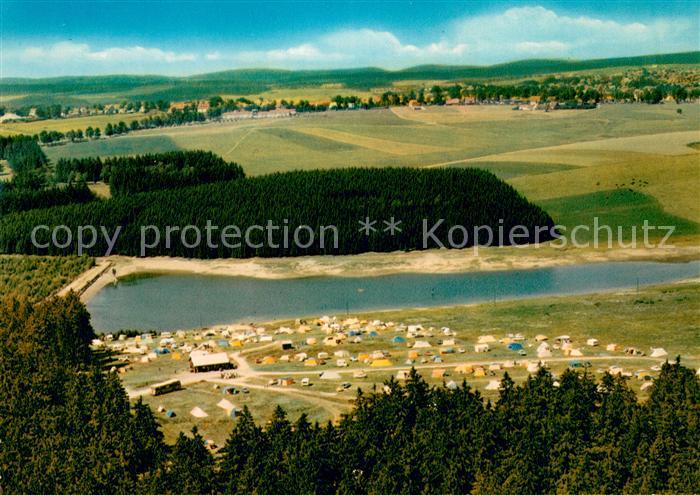 Clausthal-Zellerfeld Goslar Niedersachsen Fliegeraufnahme Campingplatz Prahljust