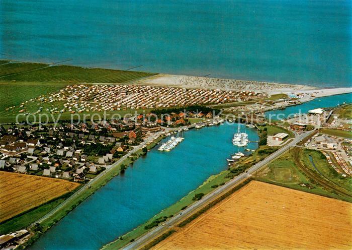 Carolinensiel-Harlesiel Ostfriesland Fliegeraufnahme Nordseekuestenbad