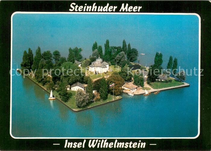 Insel Wilhelmstein Fliegeraufnahme Gesamtansicht Steinhuder Meer