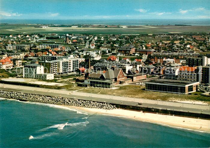 Westerland Sylt Fliegeraufnahme Strand