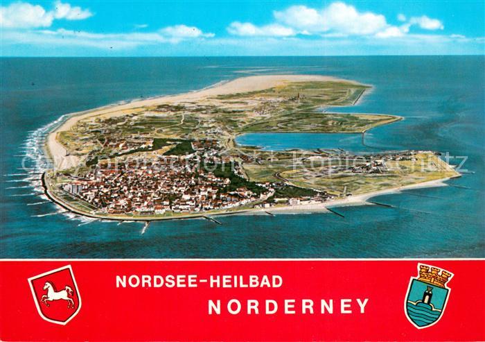 Norderney Nordseebad Fliegeraufnahme Gesamtansicht