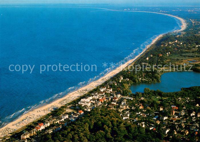 Heringsdorf Ostseebad Usedom Fliegeraufnahme Seebad Bansin Ahlbeck Strandpanoram