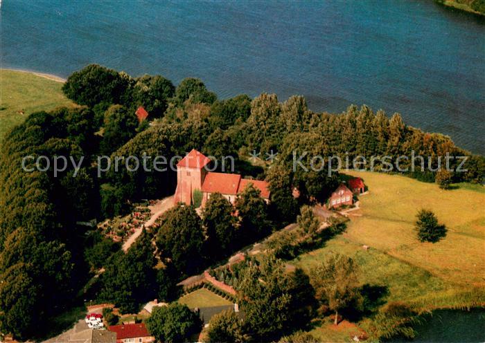 Bad Segeberg Fliegeraufnahme Kirche zu Warder
