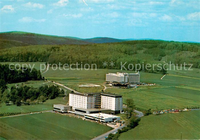 Zwesten Bad Wildungen Fliegeraufnahme Hardtwaldklinik