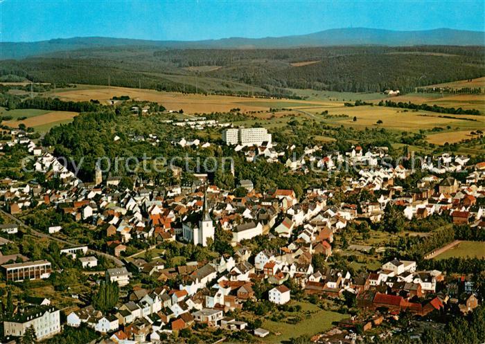 Bad Camberg Fliegeraufnahme Teilansicht Grosser Feldberg
