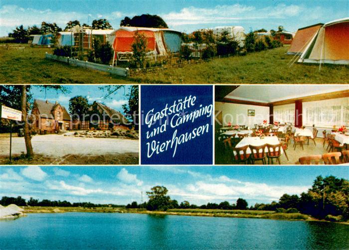 St Juergen Osterholz Gaststaette-Camping Vierhausen Teilansichten See