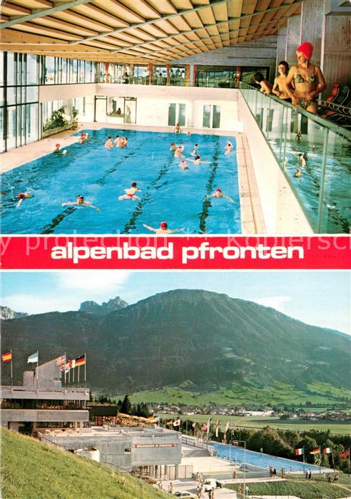 Pfronten Ostallgaeu Bayern Alpenbad Pfronten Schwimmbad