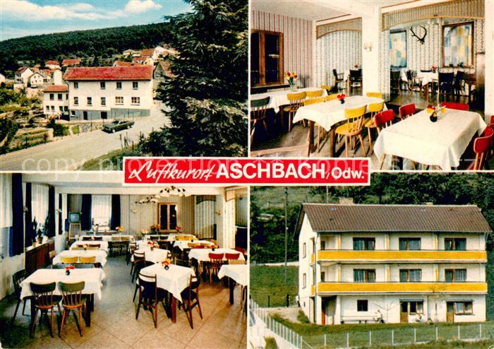 Aschbach Odenwald Gasthaus-Pension Zur Rose Teilansichten